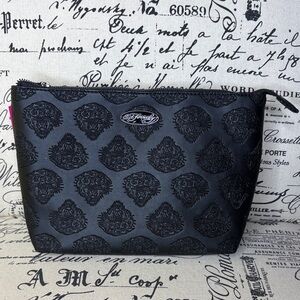 Ed Hardy Black Skull Motif Pouch